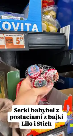 Biedronka Serki mini Babybel Lilo i Stich 60 g oferta