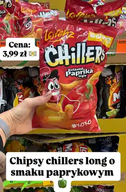 Biedronka Chipsy Chillers o smaku paprykowym Lorenz oferta