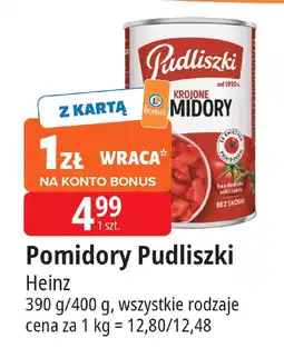 E.Leclerc Pomidory krojone Pudliszki Heinz oferta