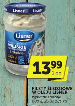 Groszek Filety śledziowe w oleju Lisner oferta