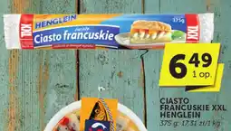 Groszek Ciasto francuskie XXL Henglein oferta