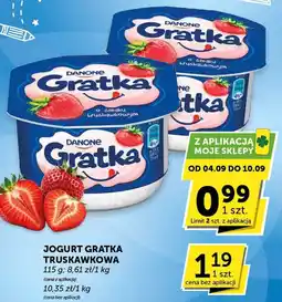 Euro Sklep Jogurt Gratka truskawkowy Danone oferta