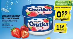 Euro Sklep Jogurt Gratka truskawkowa Danone oferta