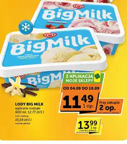 ABC Lody Big Milk śmietankowe truskawkowe oferta