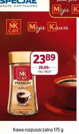 Społem Kawa rozpuszczalna MK Cafe Premium Gold oferta