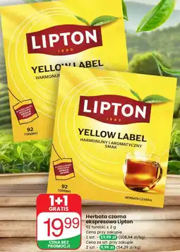Dino Herbata czarna ekspresowa Lipton oferta