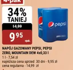 bi1 Napój gazowany Pepsi, Pepsi Zero, Mountain Dew oferta