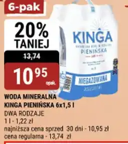 bi1 Woda mineralna Kinga Pienińska oferta