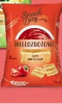 Lidl Chipsy Snack Day wielozbożowe ketchup oferta