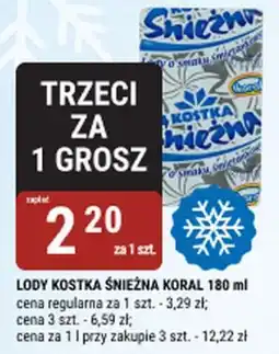 bi1 Lody Kostka Snieżna Koral oferta