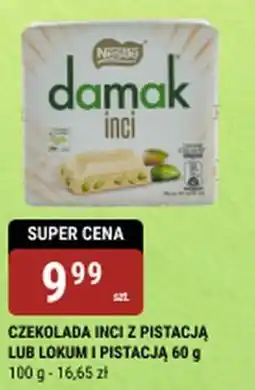 bi1 Czekolada Damak Inci z pistacją lub lokum i pistacją oferta