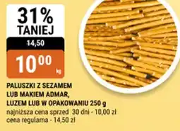 bi1 Paluszki z sezamem lub makiem Admar oferta