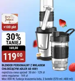 bi1 Blender personalny z wkładem chłodzącym Adler AD 4081 oferta