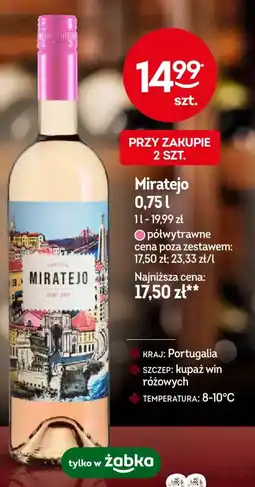 Żabka Wino Miratejo oferta