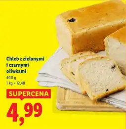 Lidl Chleb z zielonymi i czarnymi oliwkami Piekarnia Lidla oferta