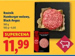 Lidl Rzeźnik hamburger wołowy, Black Angus Lidl oferta