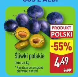 ALDI Śliwki polskie Aldi oferta