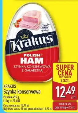 ALDI Szynka konserwowa KRAKUS oferta