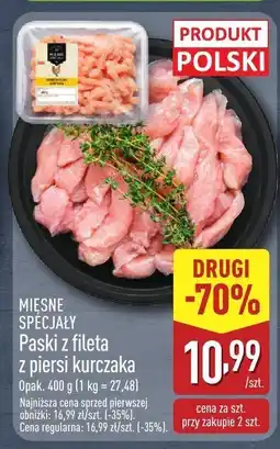 ALDI Paski z fileta z piersi kurczaka MIĘSNE SPECJAŁY oferta