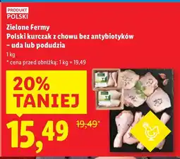 Lidl Kurczak uda lub podudzia Zielone Fermy oferta