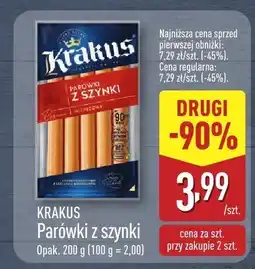 ALDI Parówki z szynki KRAKUS oferta
