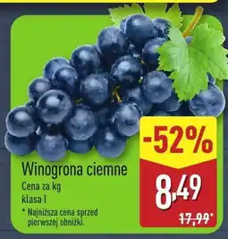 ALDI Winogrona ciemne Aldi oferta