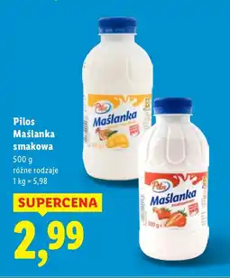 Lidl Maślanka smakowa Pilos oferta