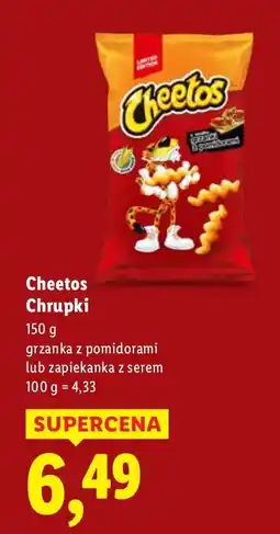 Lidl Cheetos Chrupki grzanka z pomidorami lub zapiekanka z serem oferta