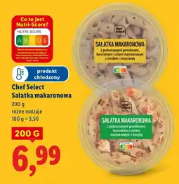 Lidl Sałatka makaronowa Chef Select oferta