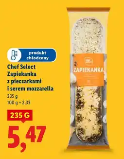 Lidl Zapiekanka z pieczarkami i serem mozzarella Chef Select oferta
