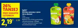 Lidl Mus owocowy Lupilu BIO z ryżem lub ze zbożami oferta