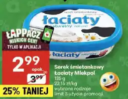Delikatesy Centrum Serek śmietankowy Łaciaty Mlekpol oferta