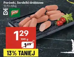 Delikatesy Centrum Parówki Serdelki drobiowe Yano oferta