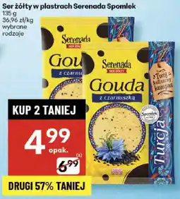 Delikatesy Centrum Ser żółty w plastrach Serenada Spomlek Gouda z czarnuszką oferta