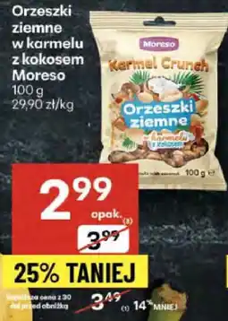 Delikatesy Centrum Orzeszki Moreso ziemne w karmelu z kokosem oferta