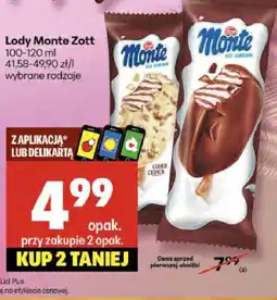 Delikatesy Centrum Lody Monte Zott oferta