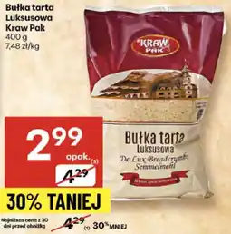 Delikatesy Centrum Bułka tarta Luksusowa Kraw Pak 400g oferta