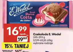 Delikatesy Centrum Czekolada E.Wedel Panna Cotta 245-293g oferta