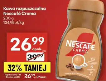 Delikatesy Centrum Kawa rozpuszczalna Nescafe Crema oferta