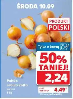 Kaufland Polska cebula żółta luzem 1 kg oferta