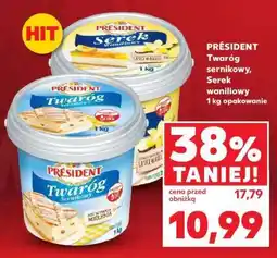Kaufland PRÉSIDENT Twaróg sernikowy, Serek waniliowy oferta