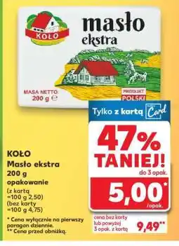 Kaufland KOŁO Masło ekstra oferta