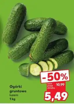 Kaufland Ogórki gruntowe luzem 1 kg oferta