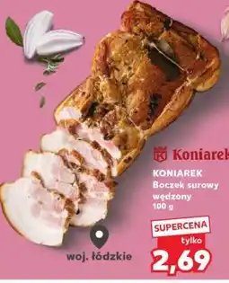 Kaufland KONIAREK Boczek surowy wędzony 100 g oferta