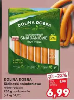 Kaufland DOLINA DOBRA Kiełbaski śniadaniowe oferta