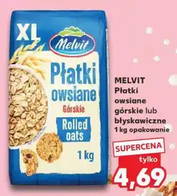 Kaufland MELVIT Płatki owsiane górskie lub błyskawiczne 1 kg opakowanie oferta
