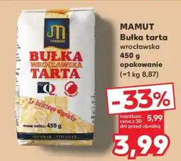 Kaufland MAMUT Bułka tarta wrocławska 450 g opakowanie oferta