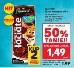 Kaufland ŁACIATE Mleko smakowe UHT oferta