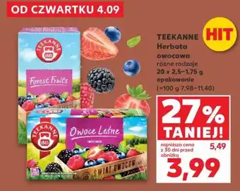 Kaufland TEEKANNE Herbata owocowa oferta