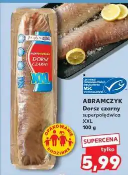Kaufland ABRAMCZYK Dorsz czarny Superpolędwica XXL 100 g oferta